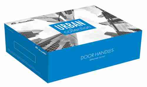 Комплект на 6 дверей - Ручка дверная межкомнатная Armadillo Urban Cube URB3 SN/White-19 матовый никель/белый